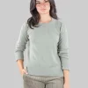 Pullover in cashmere e seta
