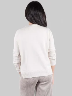 Pullover in cashmere e seta