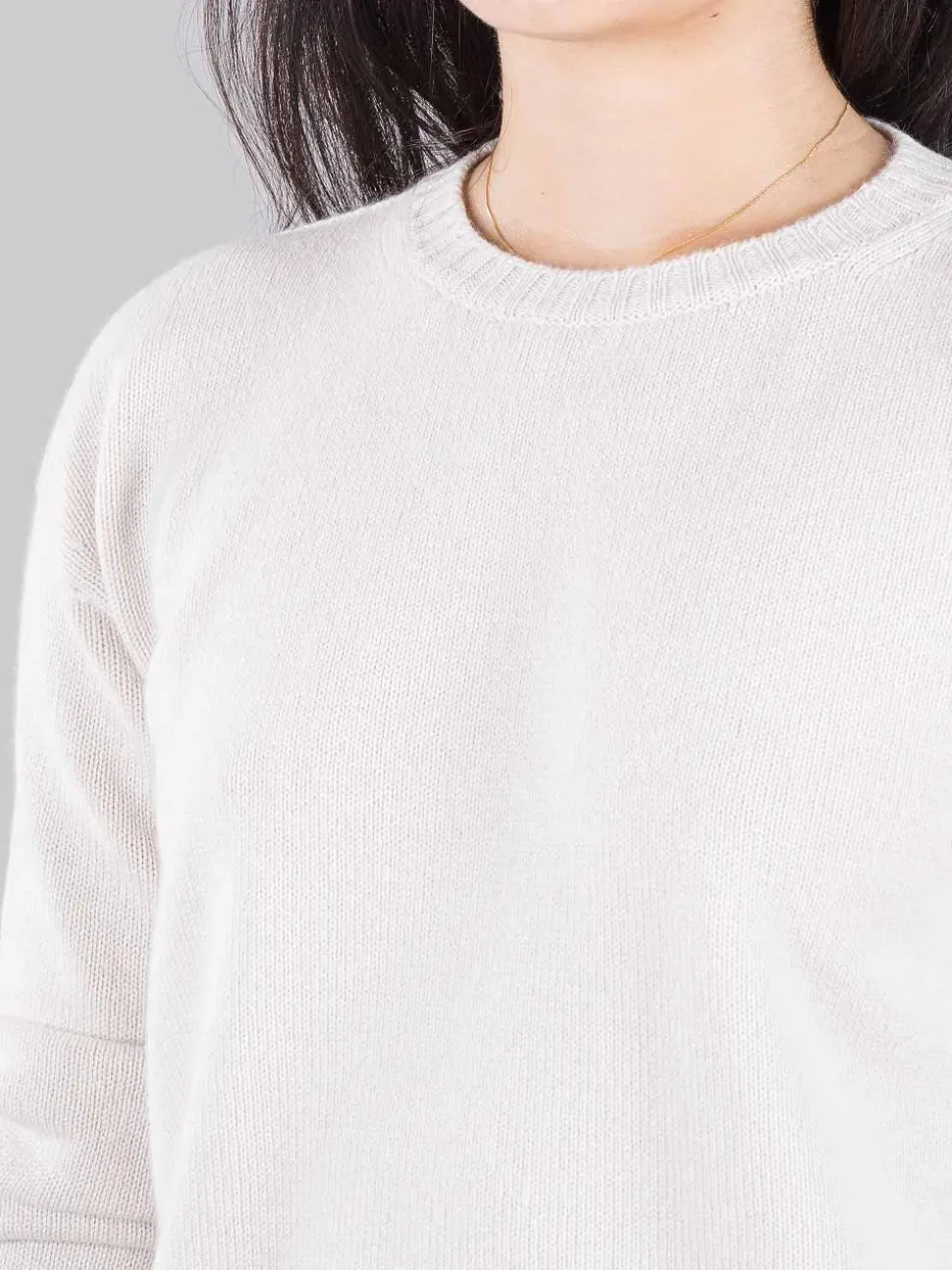 Pullover in cashmere e seta
