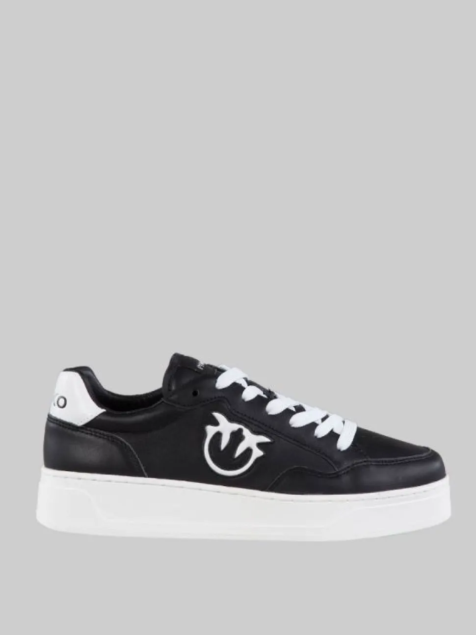 SNEAKERS BONDY IN PELLE NERE CON LOGO "LOVE BIRDS"