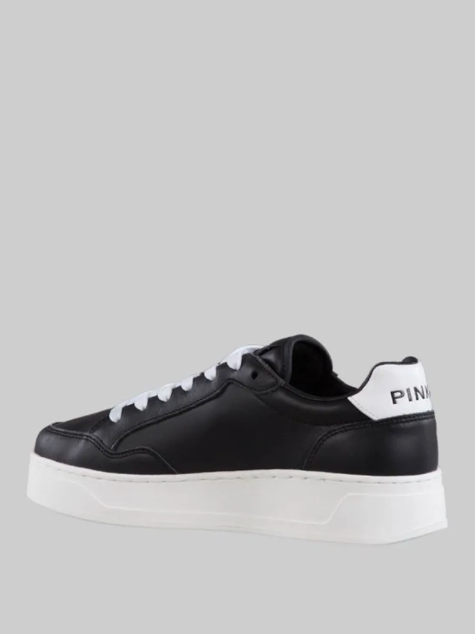SNEAKERS BONDY IN PELLE NERE CON LOGO "LOVE BIRDS"