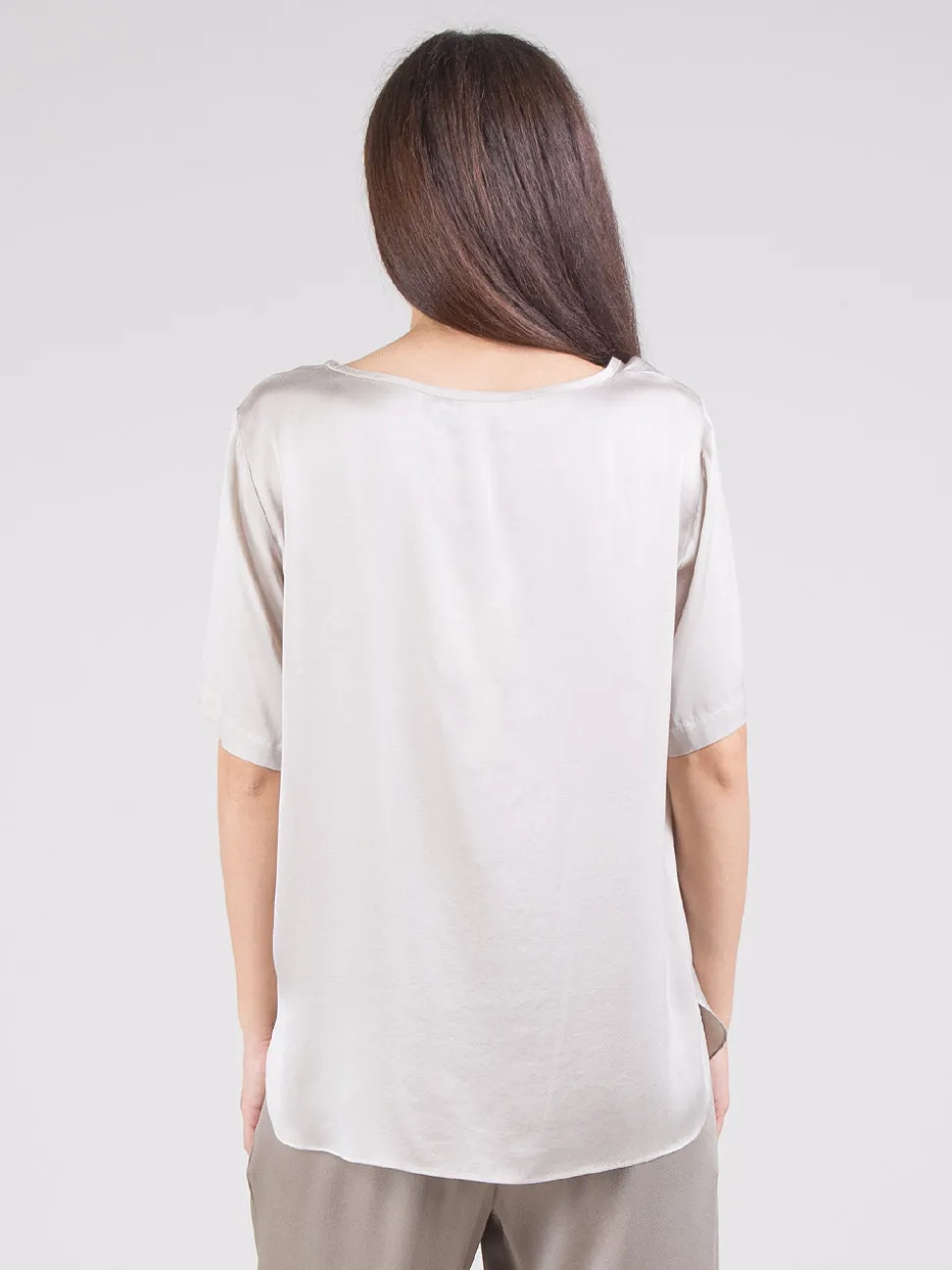T-shirt in seta
